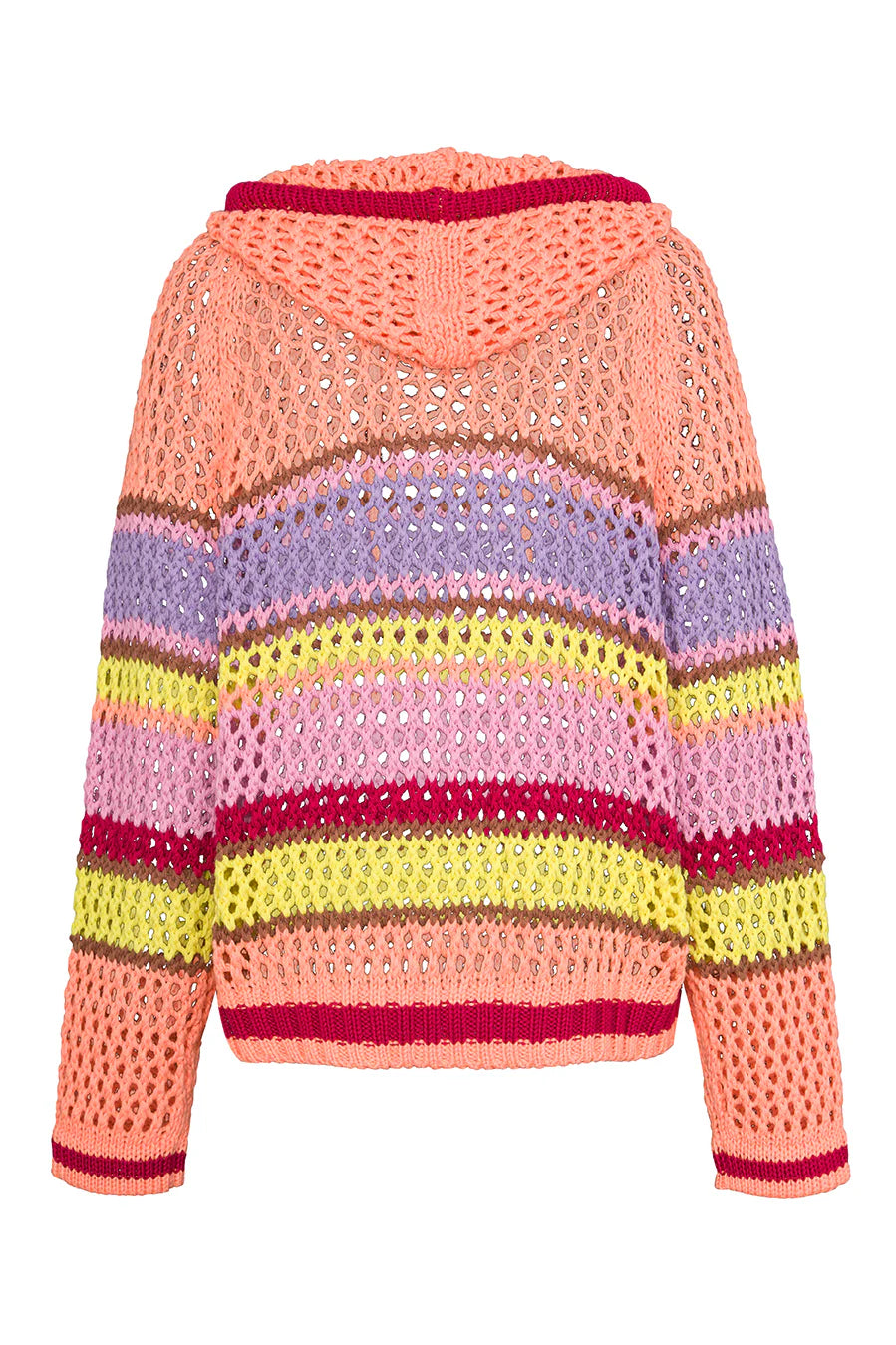 Liv Bergen Hoodie Crochet Abricot