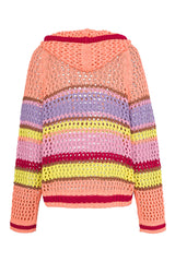 Liv Bergen Hoodie Crochet Abricot