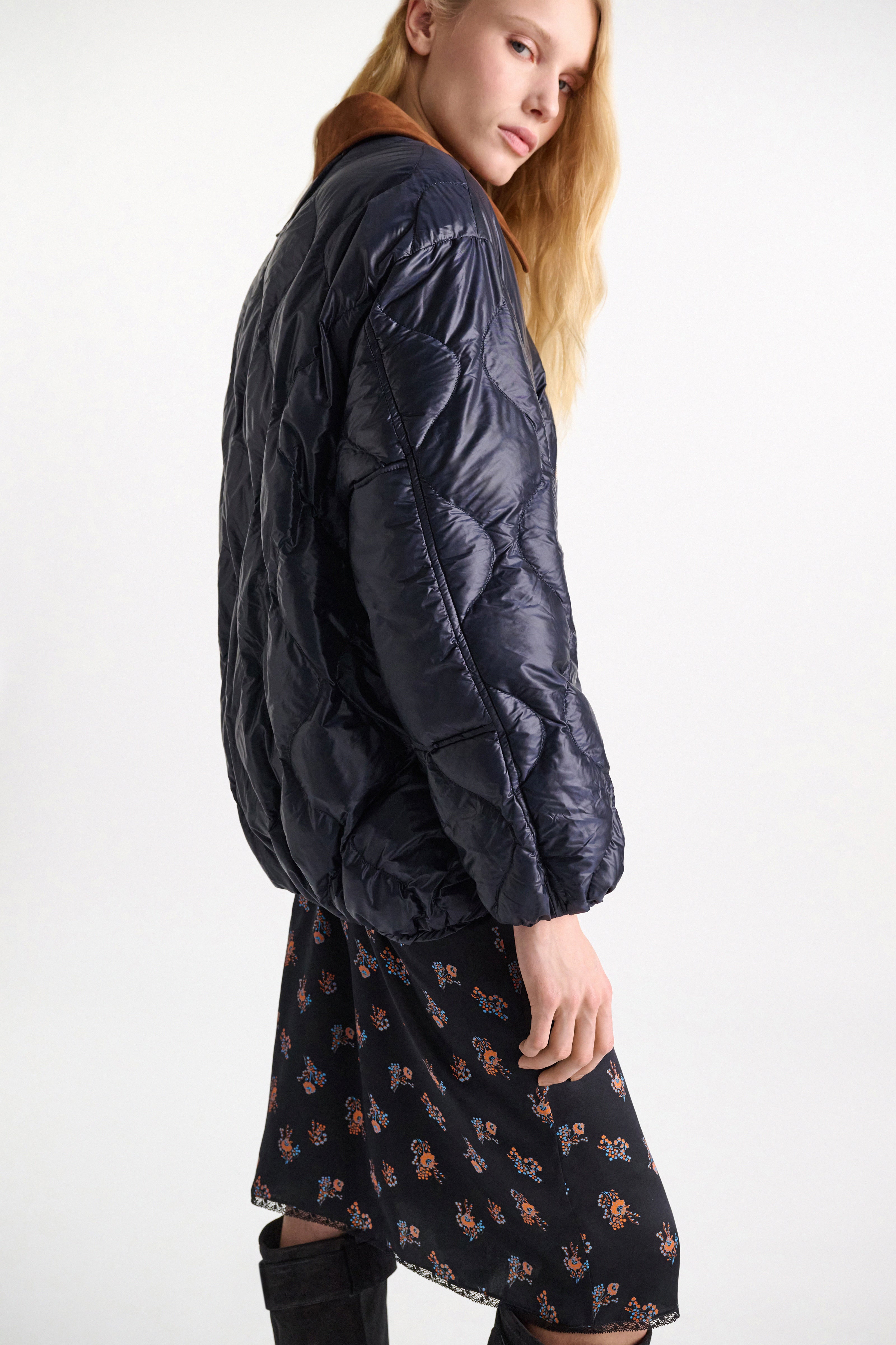 Dorothee Schumacher Jacke Cozy Coolness Navy