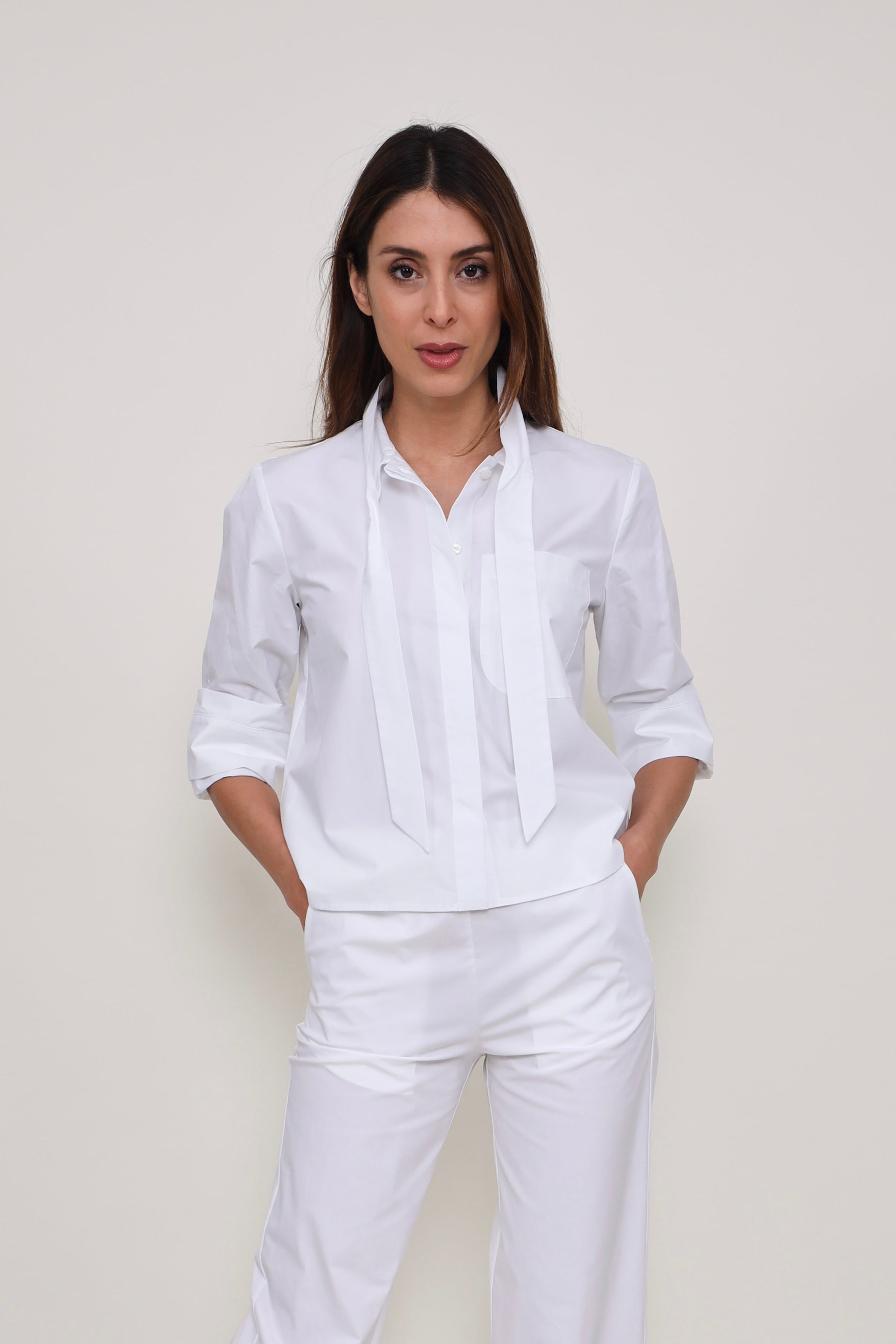 Liviana Conti Bluse Delsie Bianco