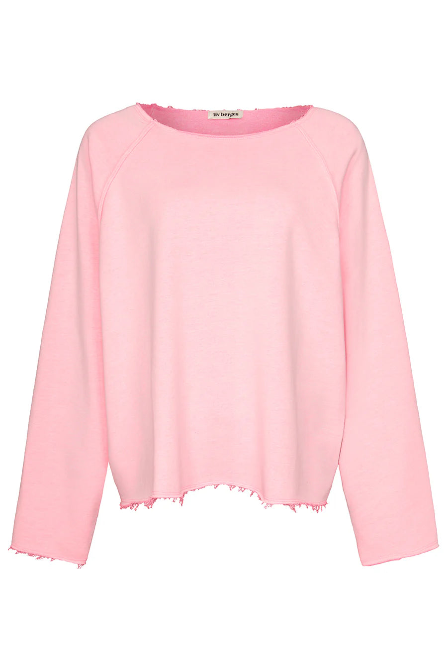 Liv Bergen Sweater Tag Neon Pink