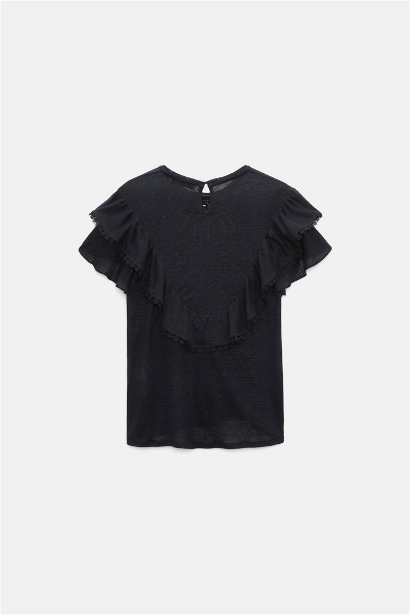 Dorothee Schumacher Top Natural Ease Navy