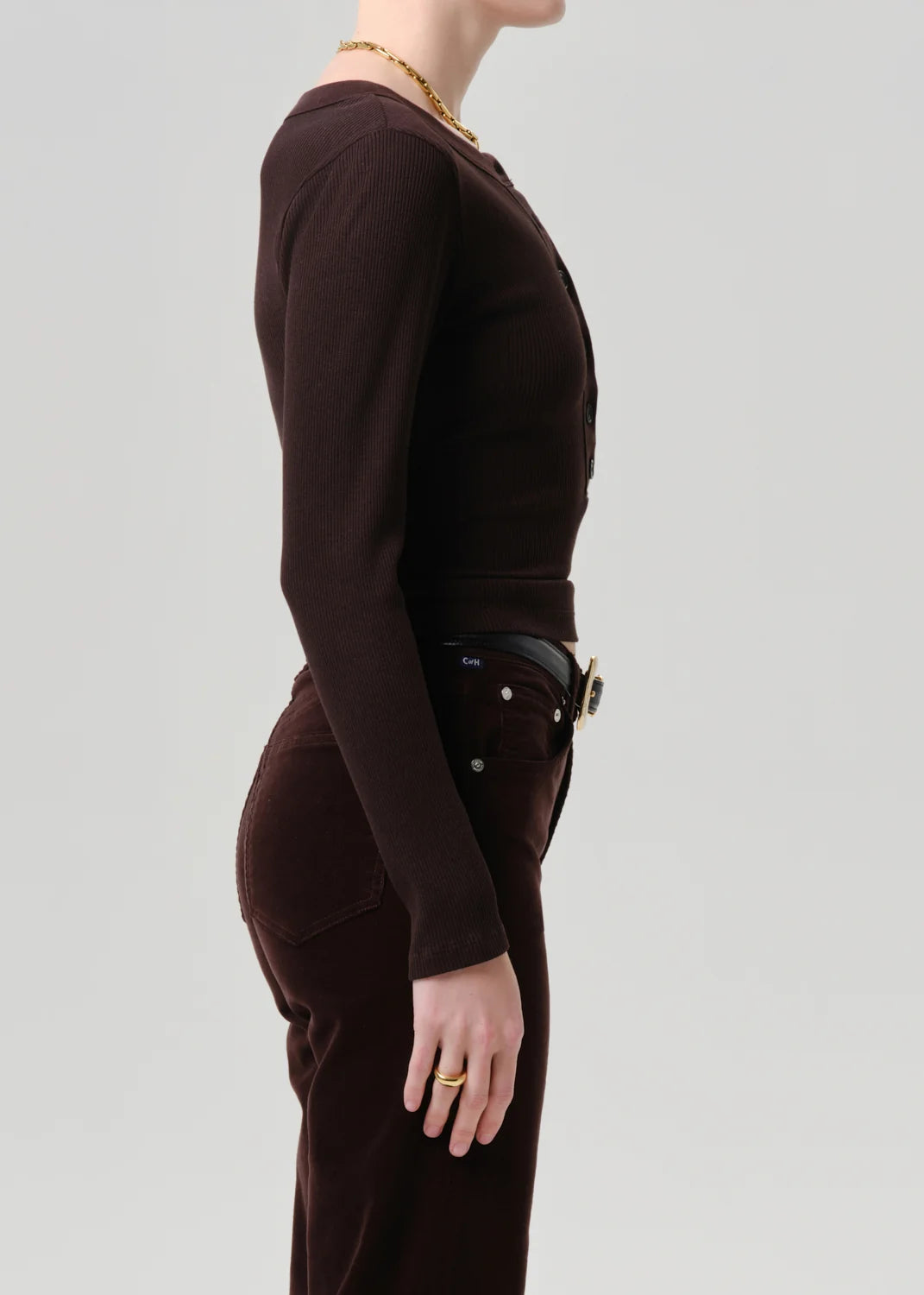 Citizens of Humanity Shirt Varra Choco