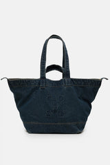 Closed Bag Denim Tote