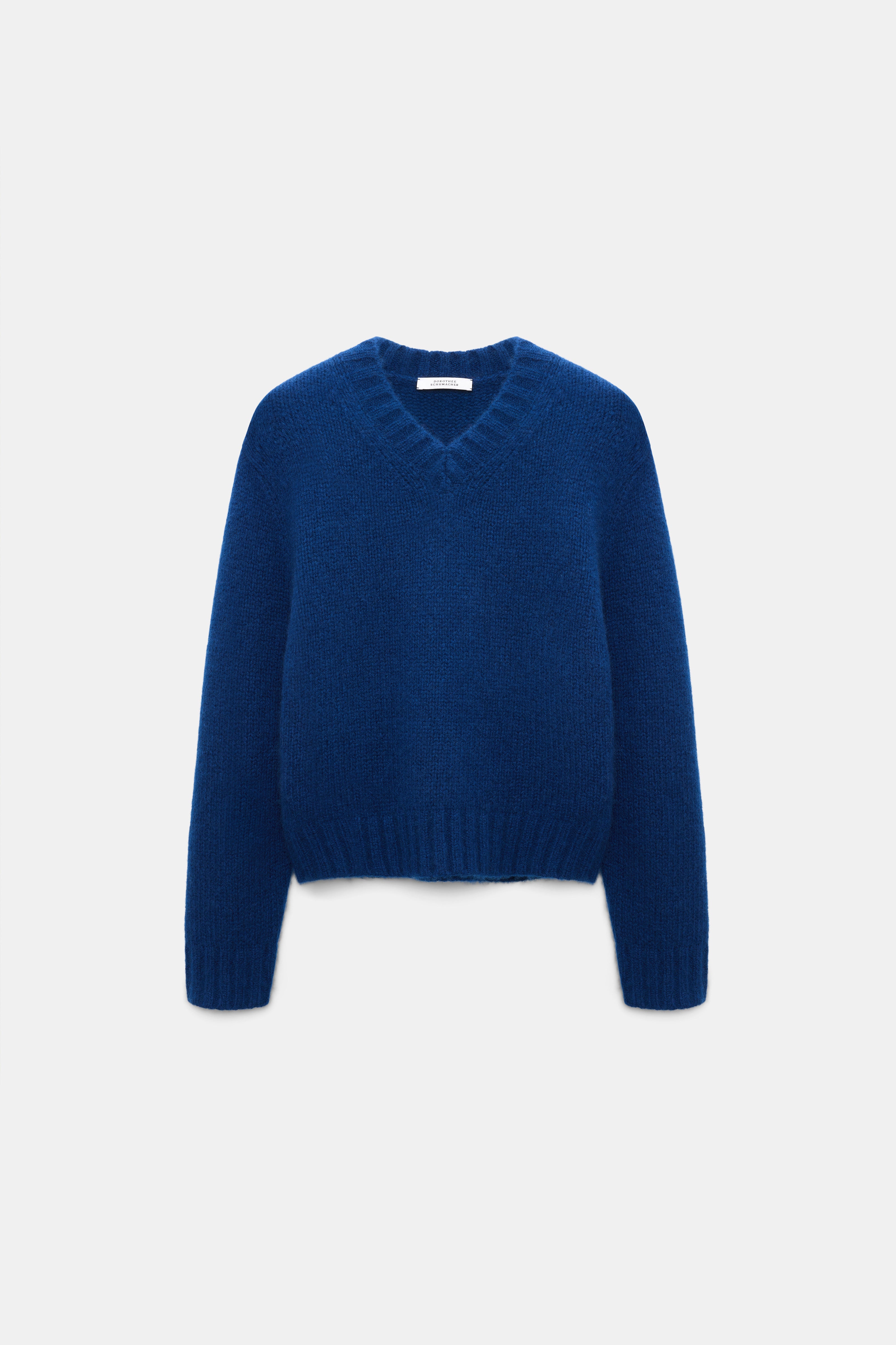 Dorothee Schumacher Pullover Luxury Love Ocean Blue