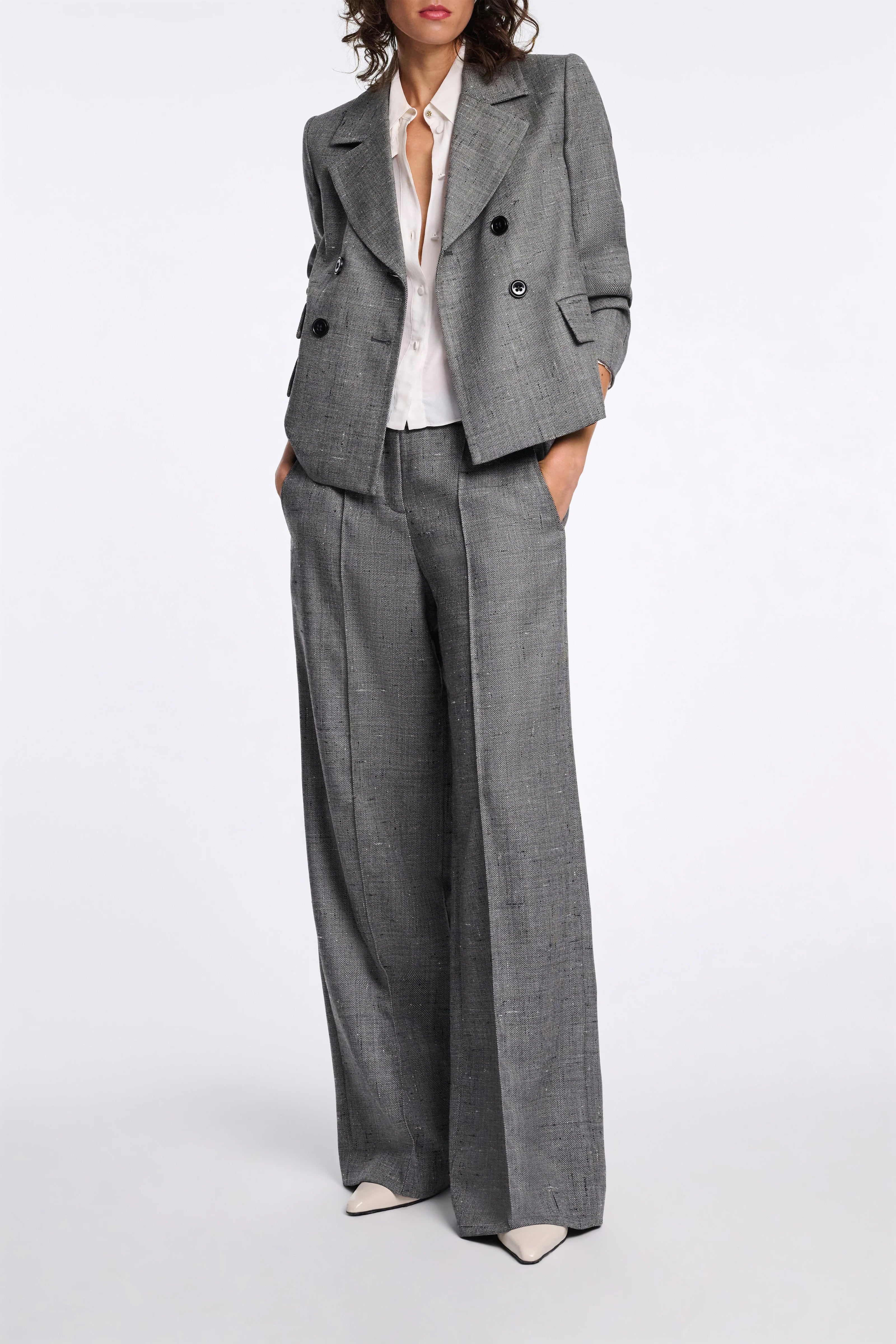 Dorothee Schumacher Hose Casual Attraction Grey