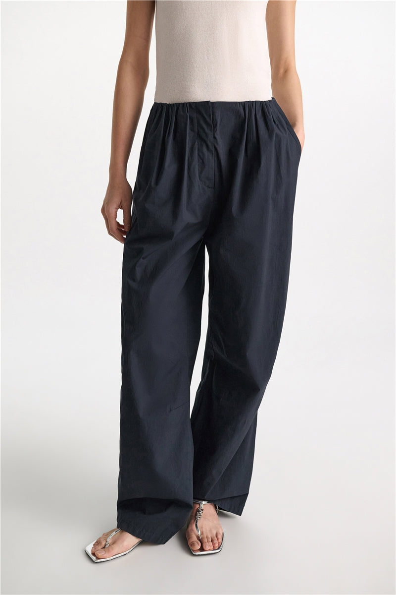 Dorothee Schumacher Hose Poplin Power Navy