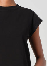 Agolde T-Shirt Bryce Cap Sleeve Black