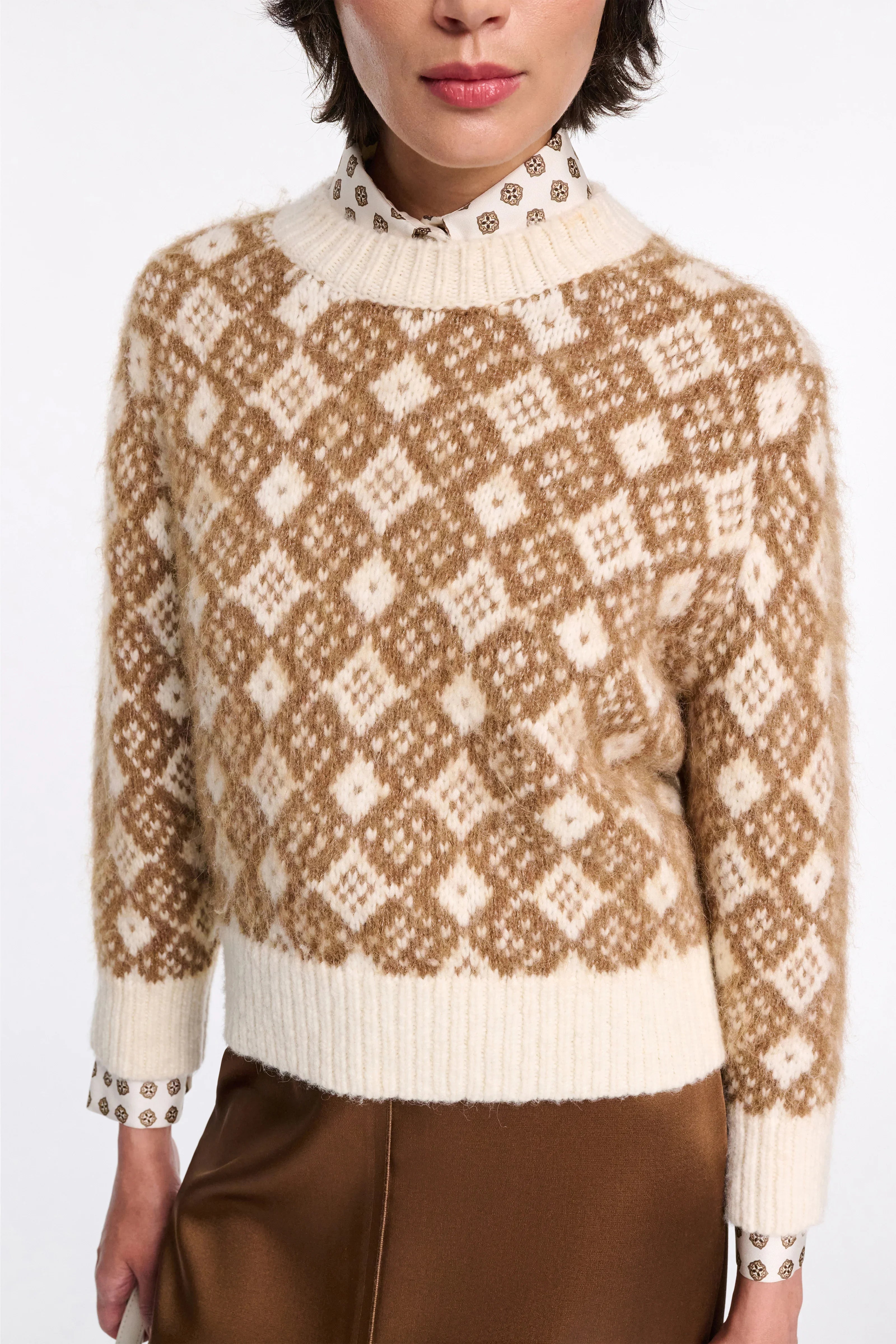 Dorothee Schumacher Pullover Soft Graphics Sherry