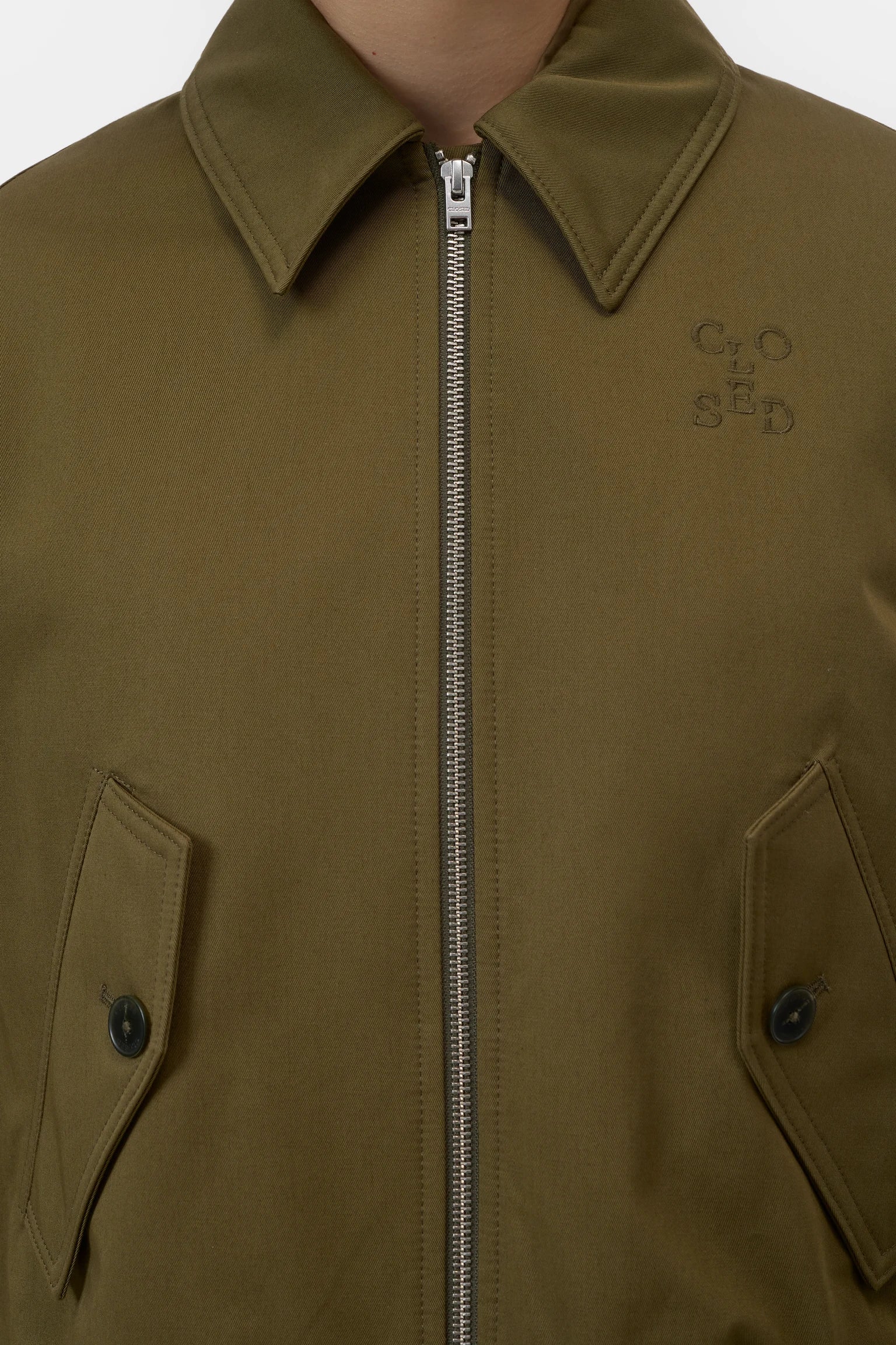 Closed Blouson Deep Olive