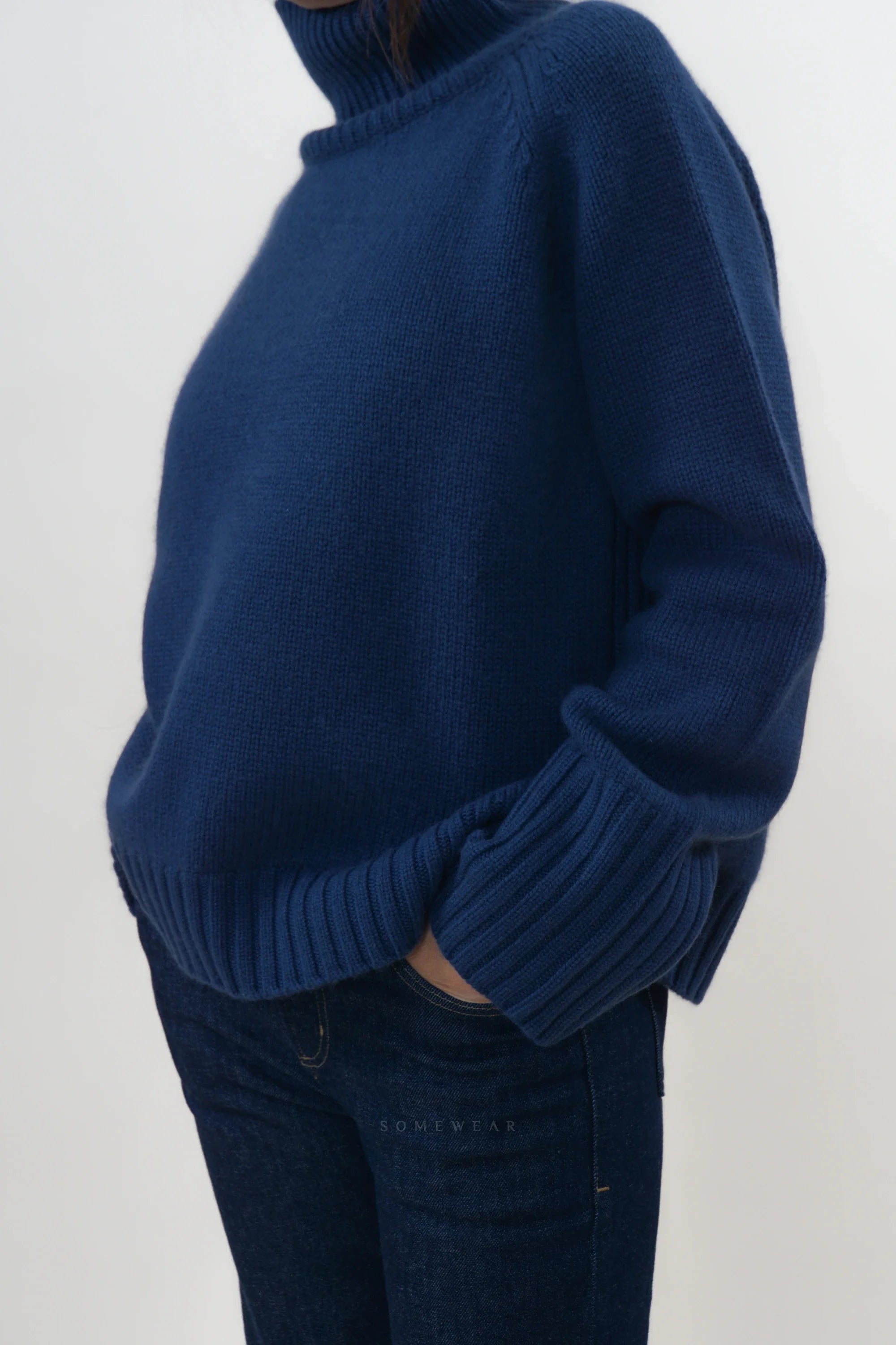 Be You Pullover Turtle Denim