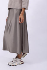 Matter of the Heart Skirt Satin Cashew