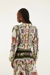 Farm Rio Bluse Rococo Flowers