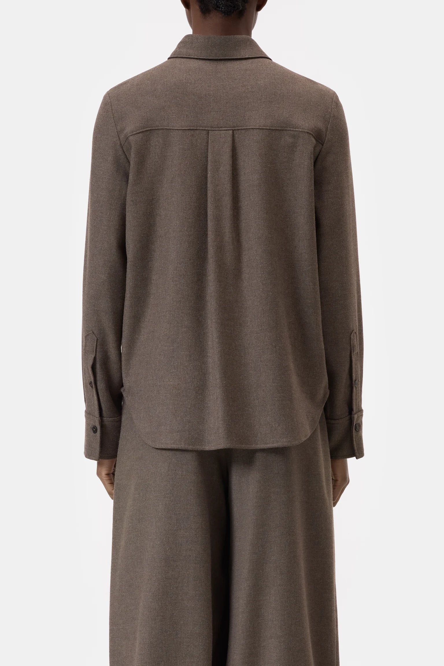 Closed Hemdbluse Flanell Barken