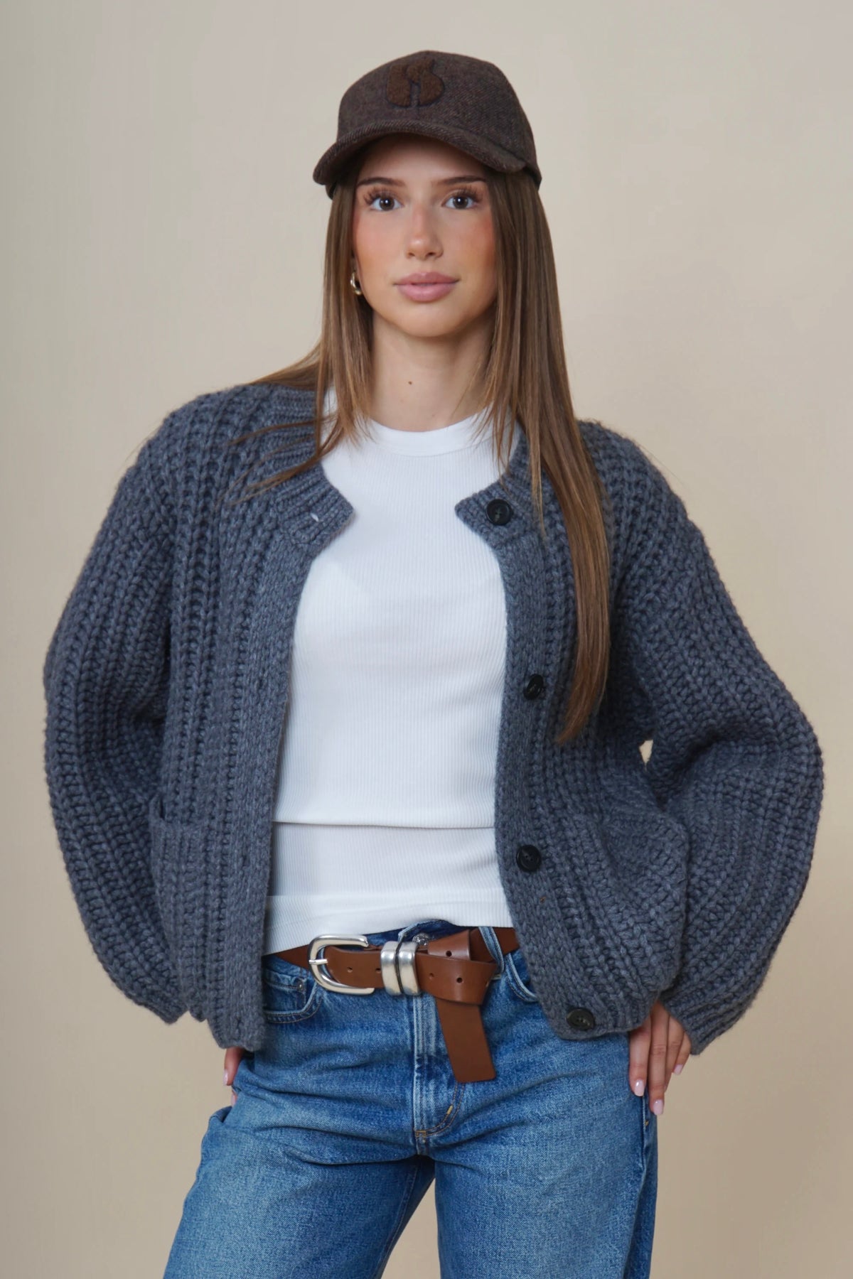 Herzens Cardigan Nine Pyrite