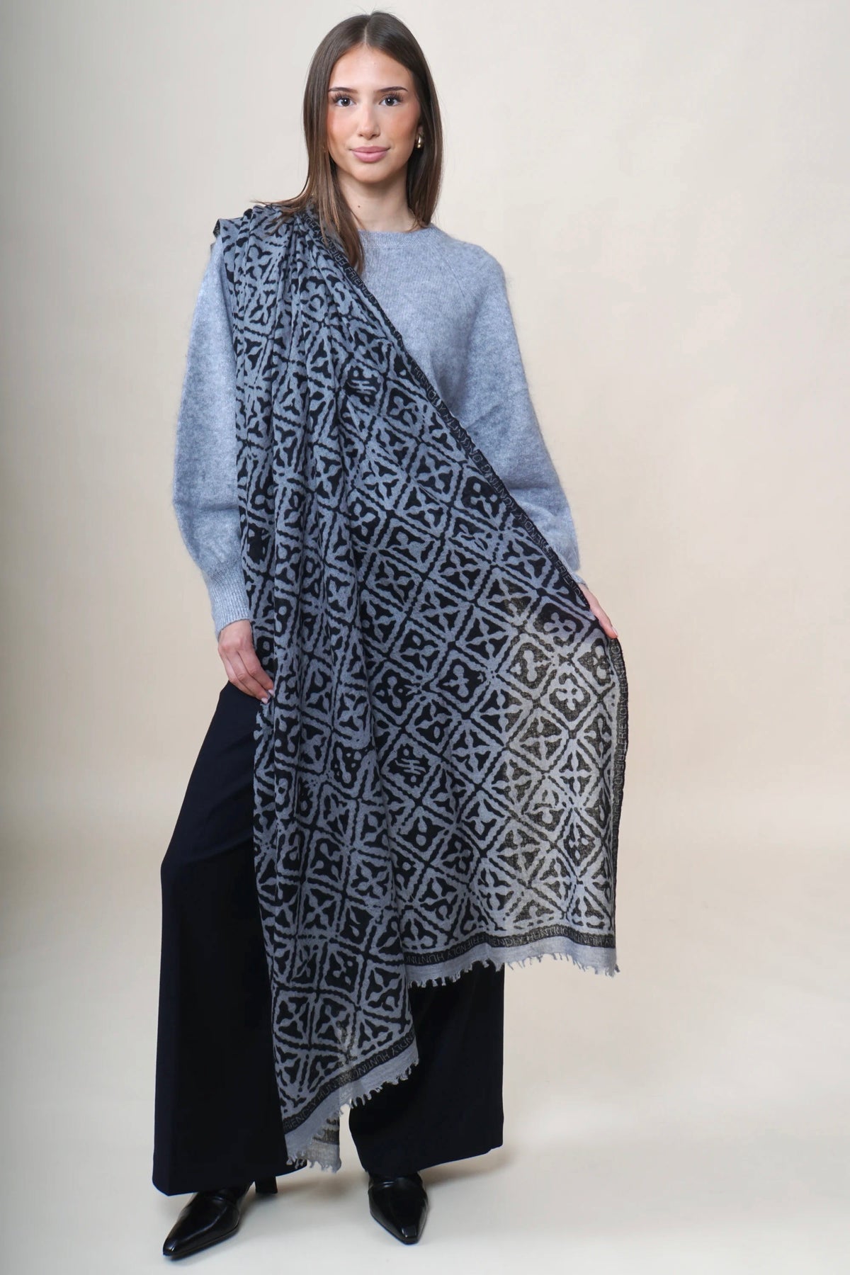 Friendly Hunting Scarf Stole Eyes Of Marrakesh Derby
