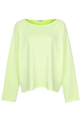Liv Bergen Sweater Tag Neon Yellow