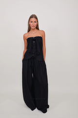 Liviana Conti Top Bandeaux Black