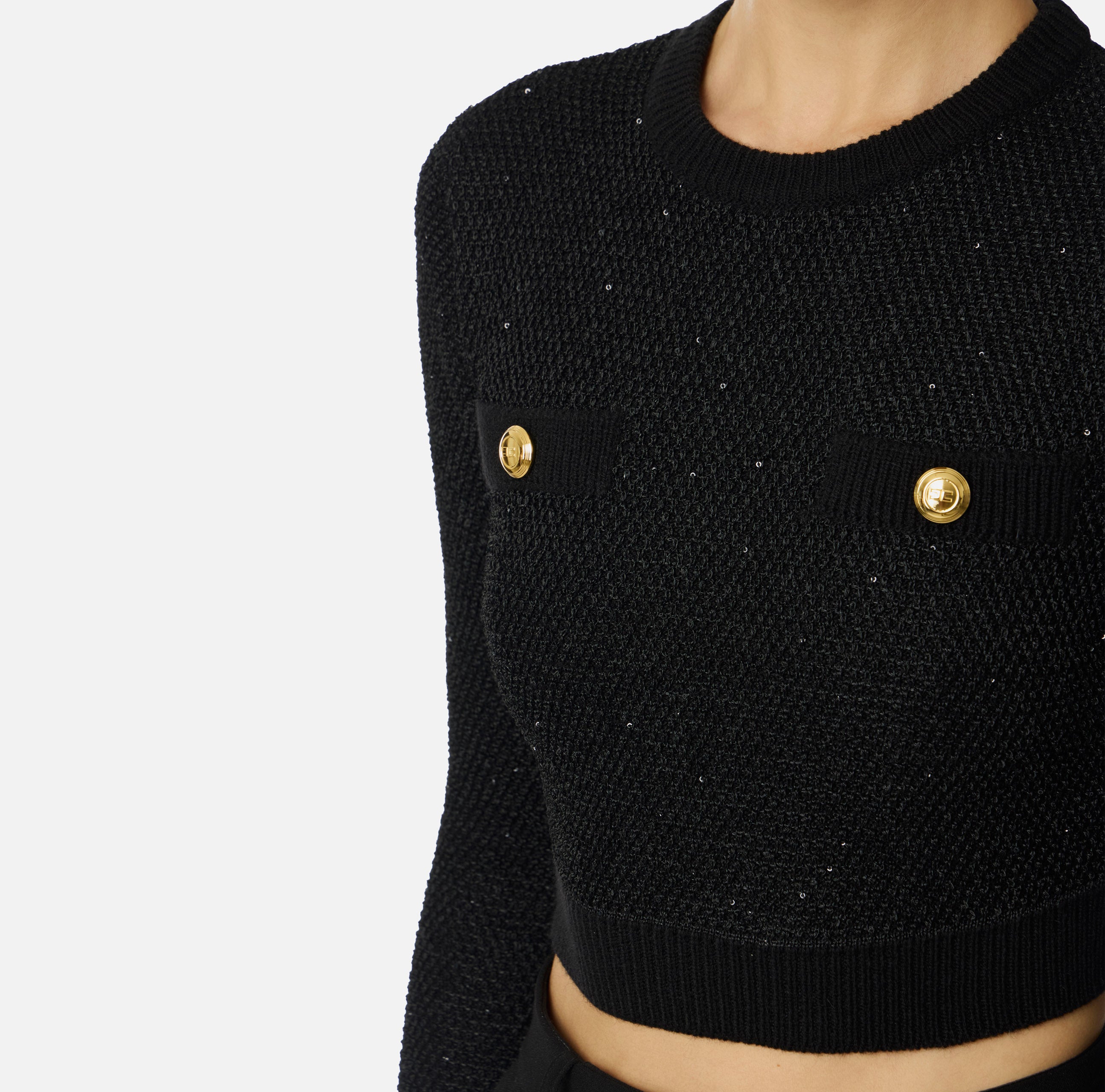 Elisabetta Franchi Top Strick