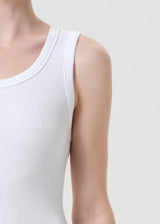 Agolde Tank Poppy White