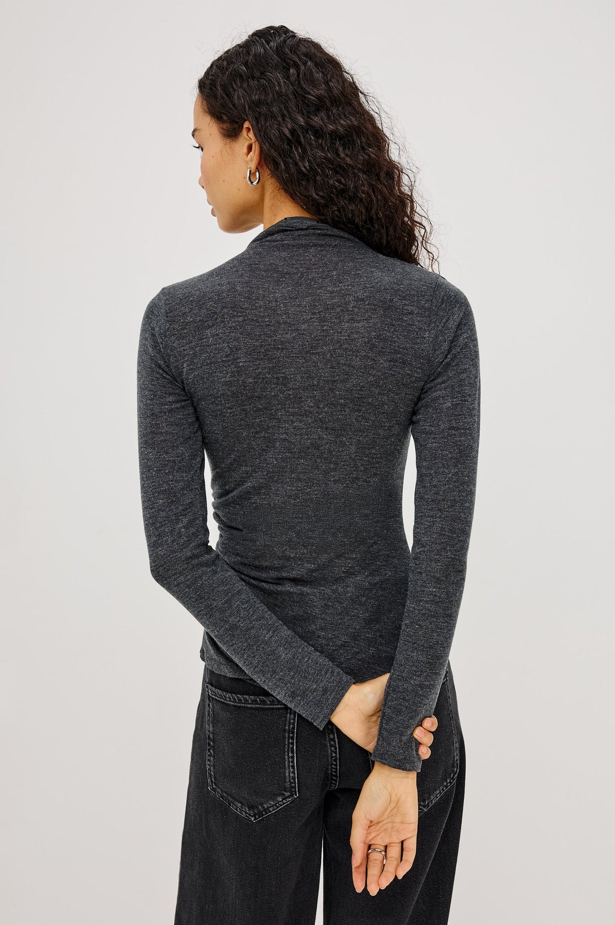 Rails Top Joelle Charcoal