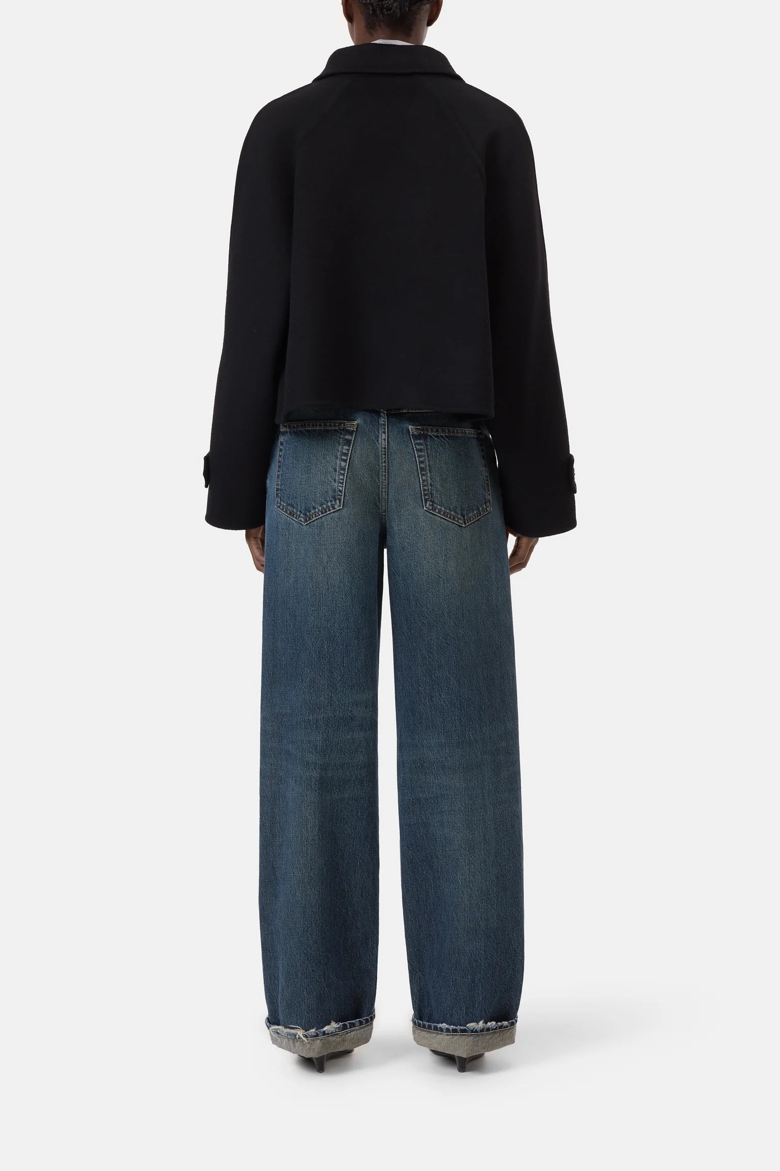 Closed Jacket Cropped Trench