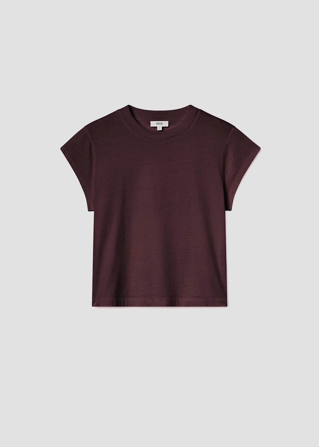 Agolde T-Shirt Bryce Cap Sleeve Root