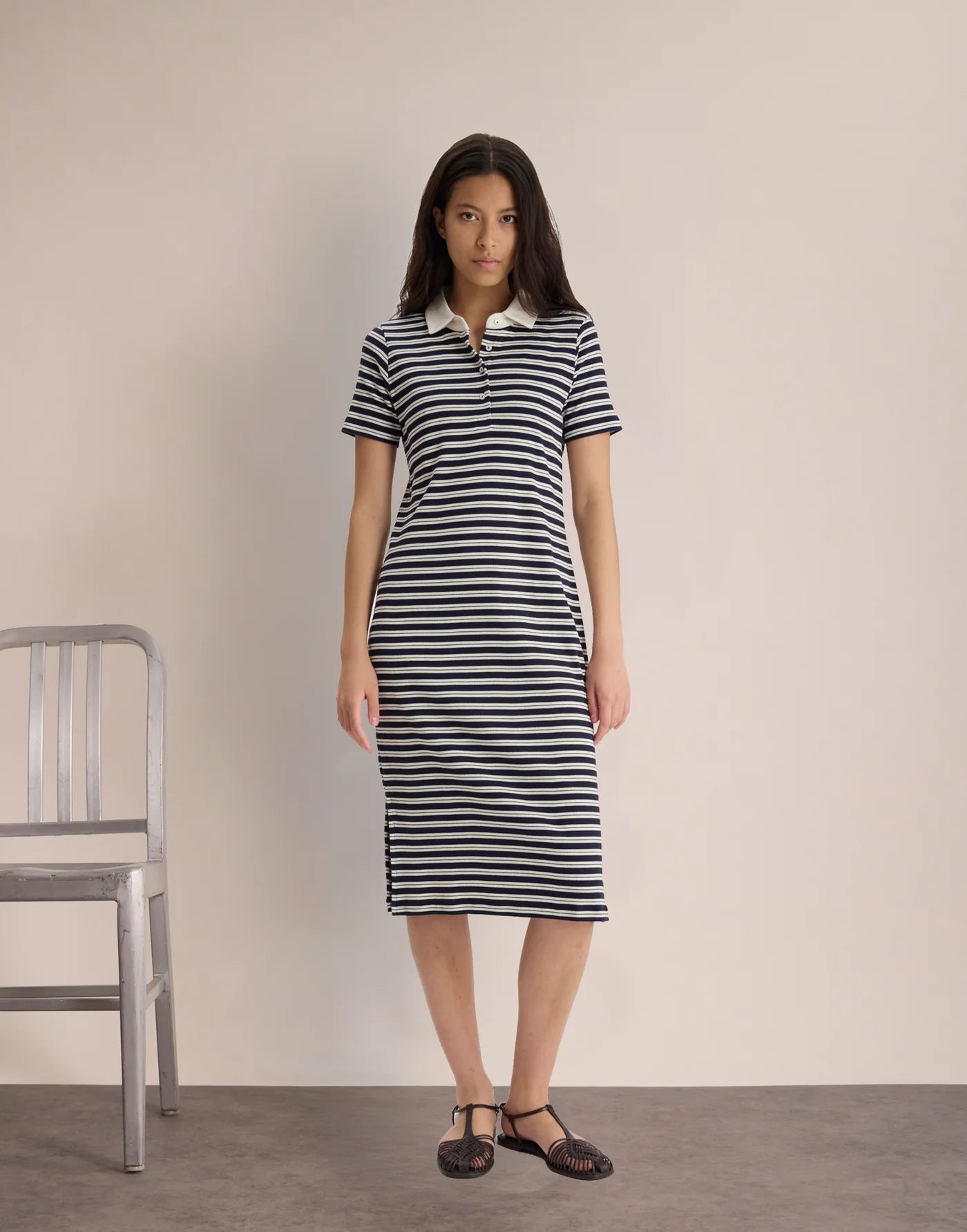 Ines de la Fressange Kleid Polo Romane