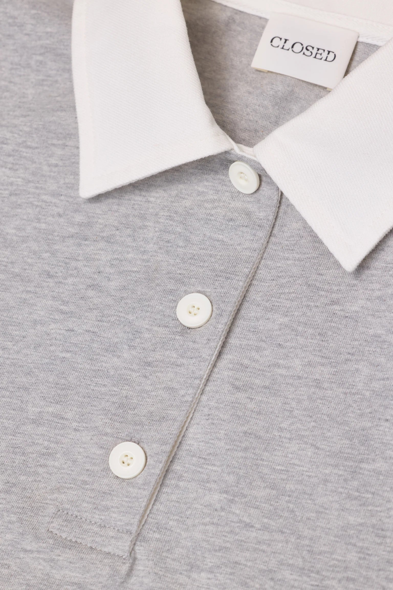 Closed Polo Rugby Melange