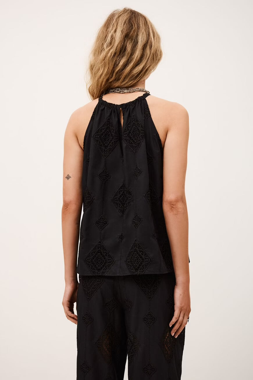 Ba&sh Top Maxi Black
