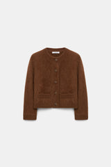 Dorothee Schumacher Cardigan Fluffy Statement Coffee