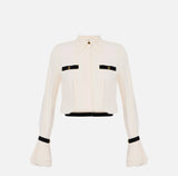 Elisabetta Franchi Bluse Georgette