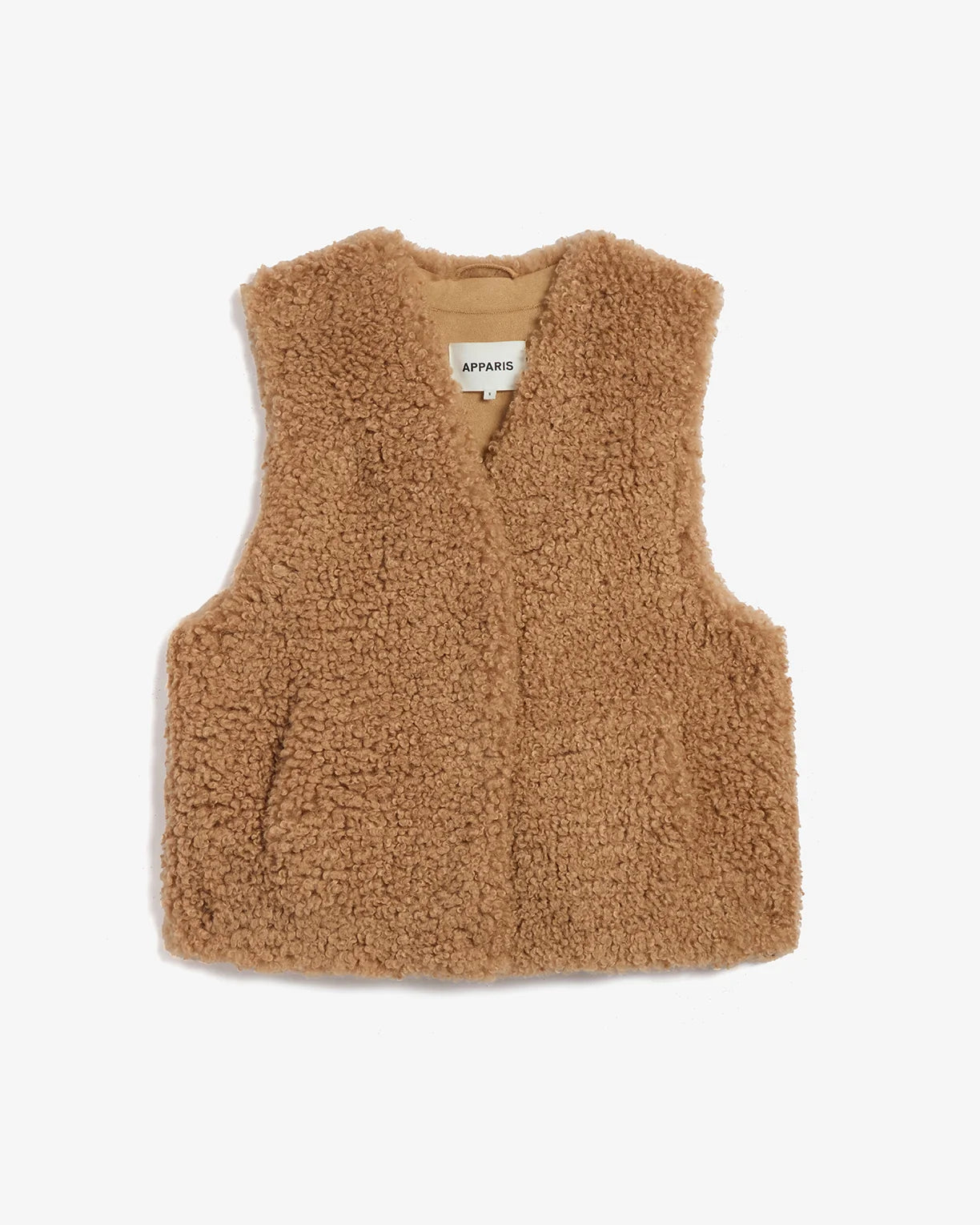 Apparis Gilet Boucle Camel