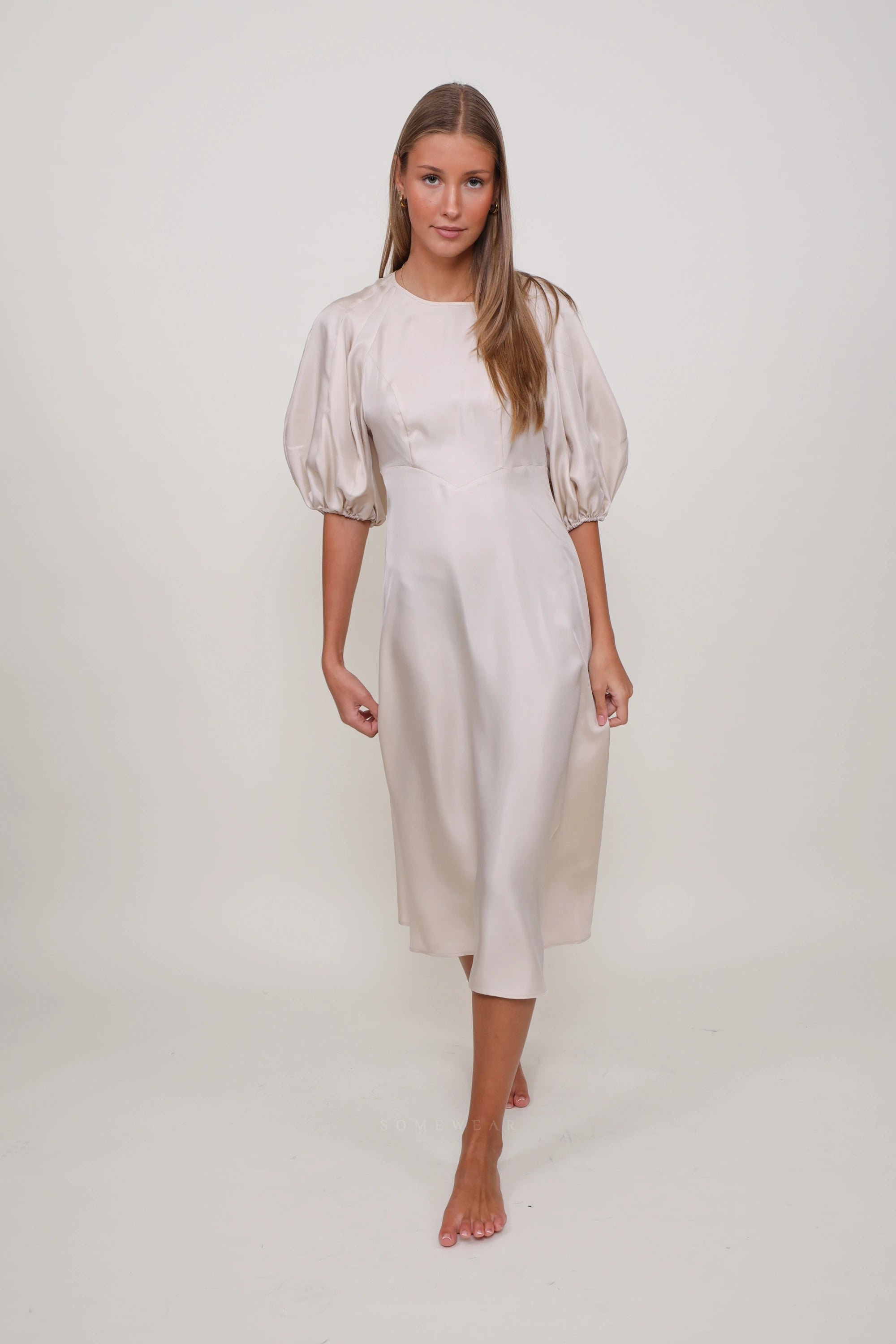 Alcidia Da Veiga Dress Maria Mushroom