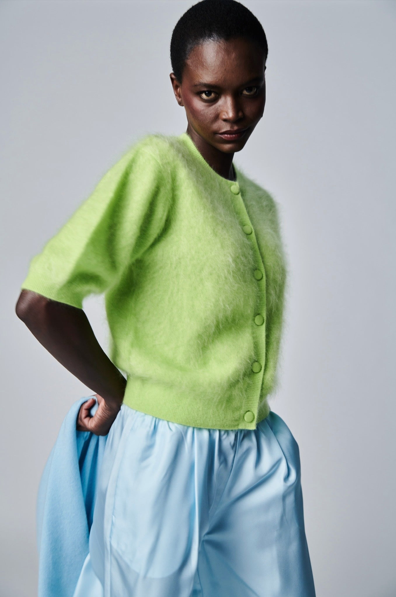 Hearts Cardigan Short Sleeve Hyla