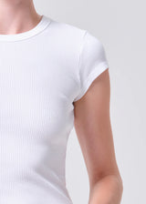 Agolde Tee Edison White