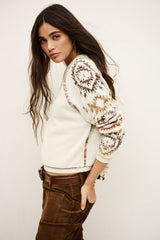 Ba&sh Pullover Clodie Ecru