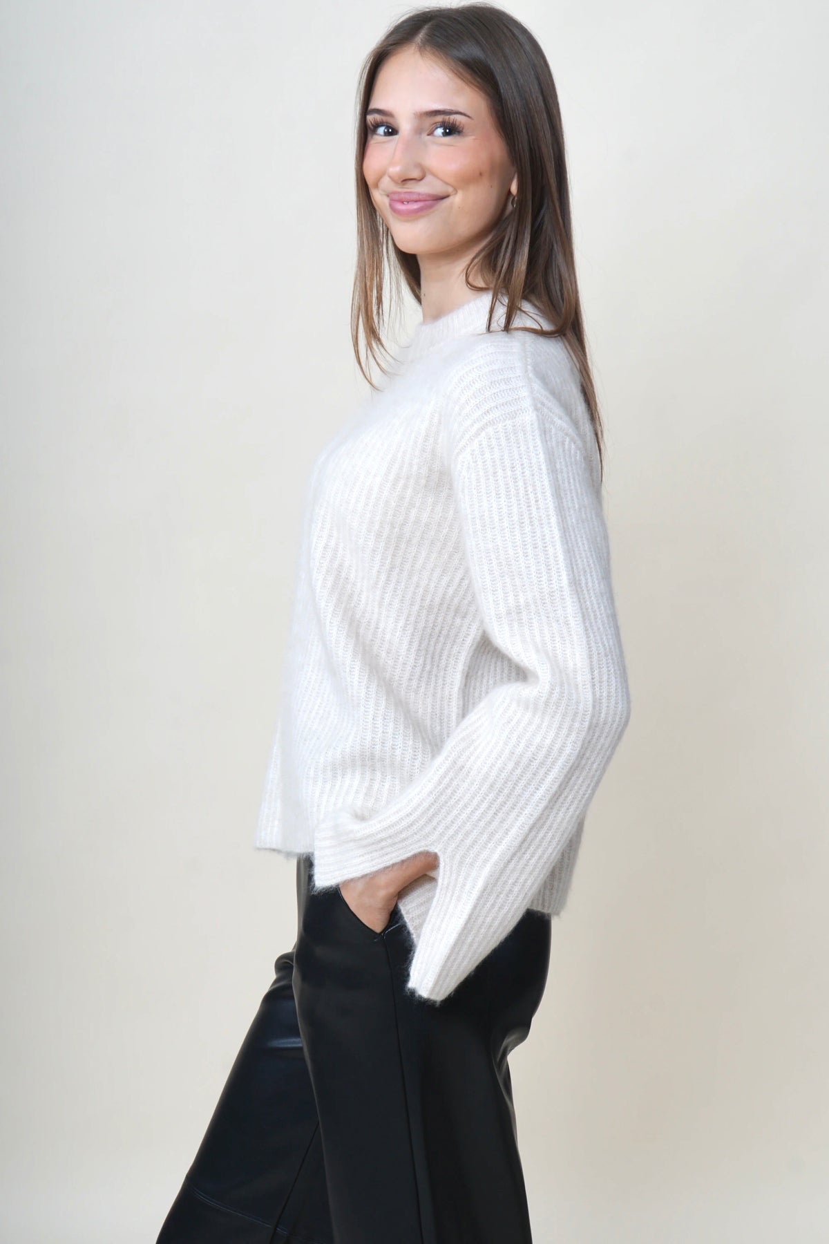 Maglione Alcidia Da Veiga Amelie Limestone