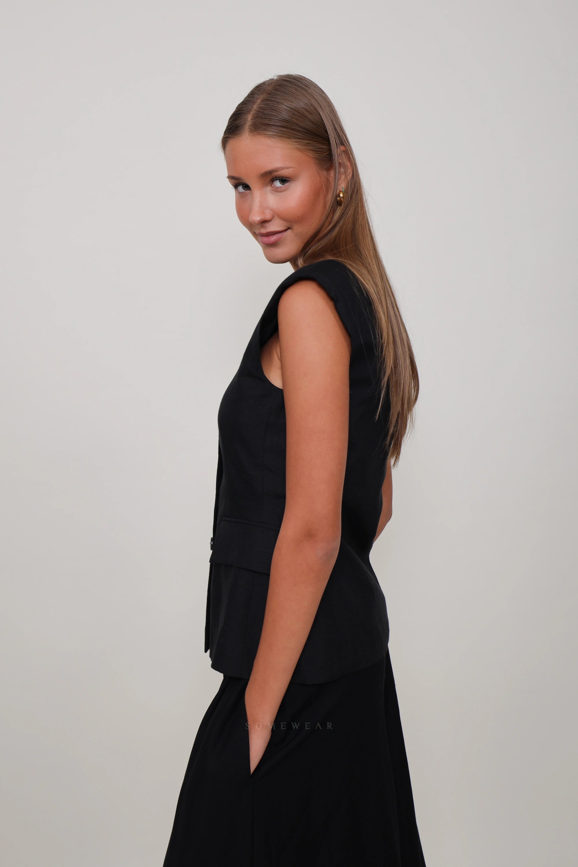Liviana Conti Vest Black