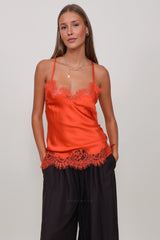 Mansphil Top Lace Mandarine