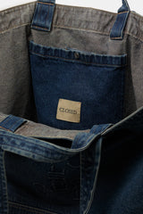 Closed Bag Denim Tote