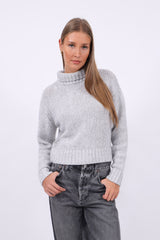 Herzensangelegenheit Pullover Strick Silver