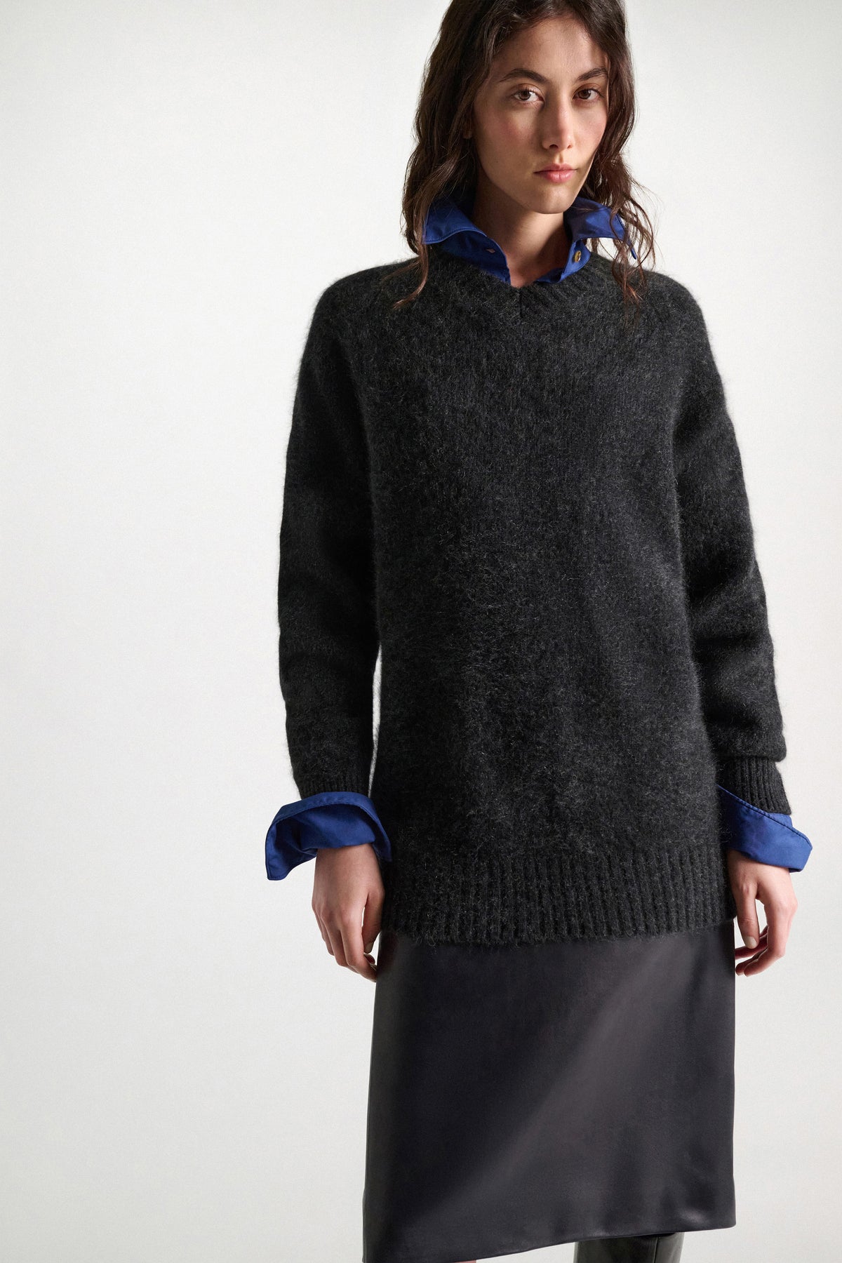 Dorothee Schumacher Pullover Fluffy Statements Anthra