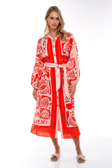 IVI Collection Dress Coral