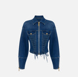 Elisabetta Franchi Denim Jacke