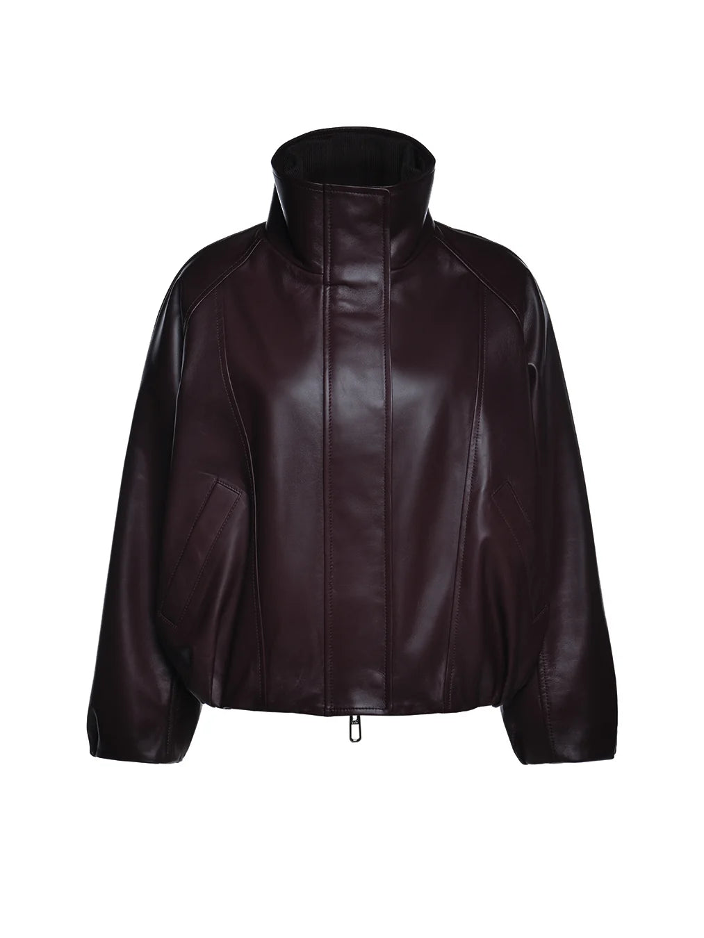 Duno læderjakke Namida burgundy
