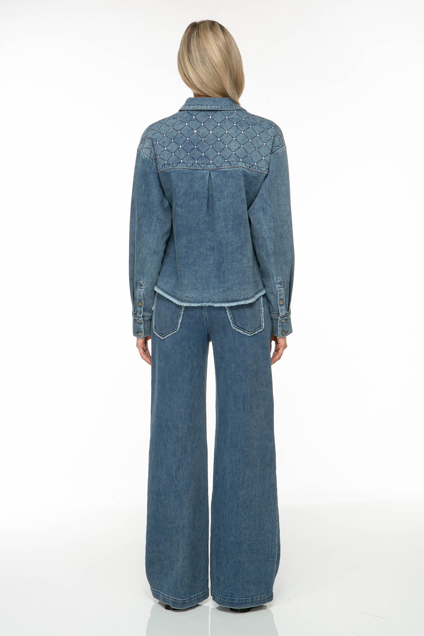 IVI Bluse Elegance Denim