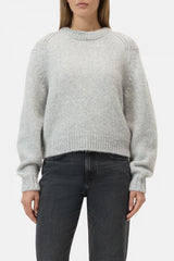 Closed Crewneck Alpaka Grey