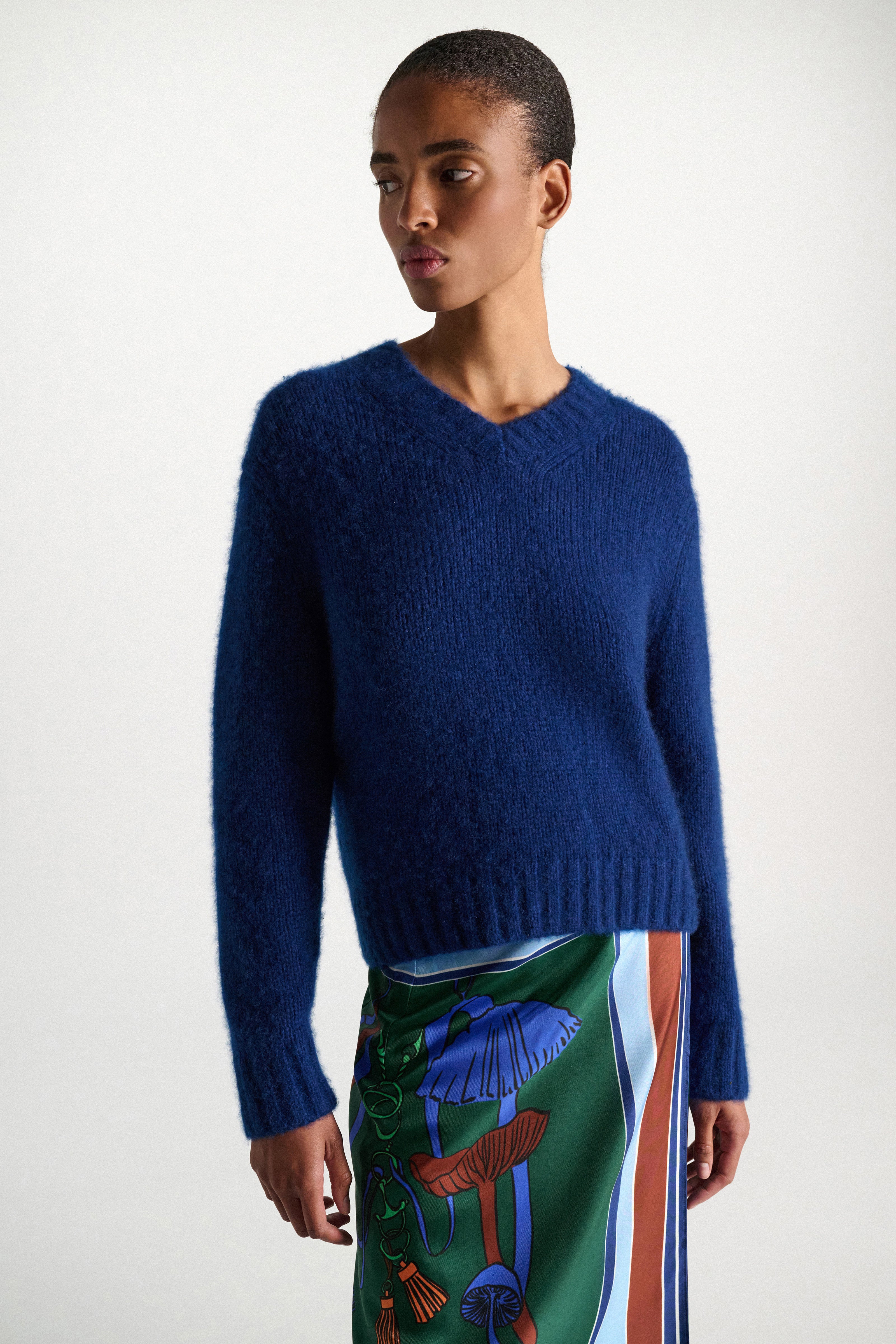 Dorothee Schumacher Pullover Luxury Love Ocean Blue