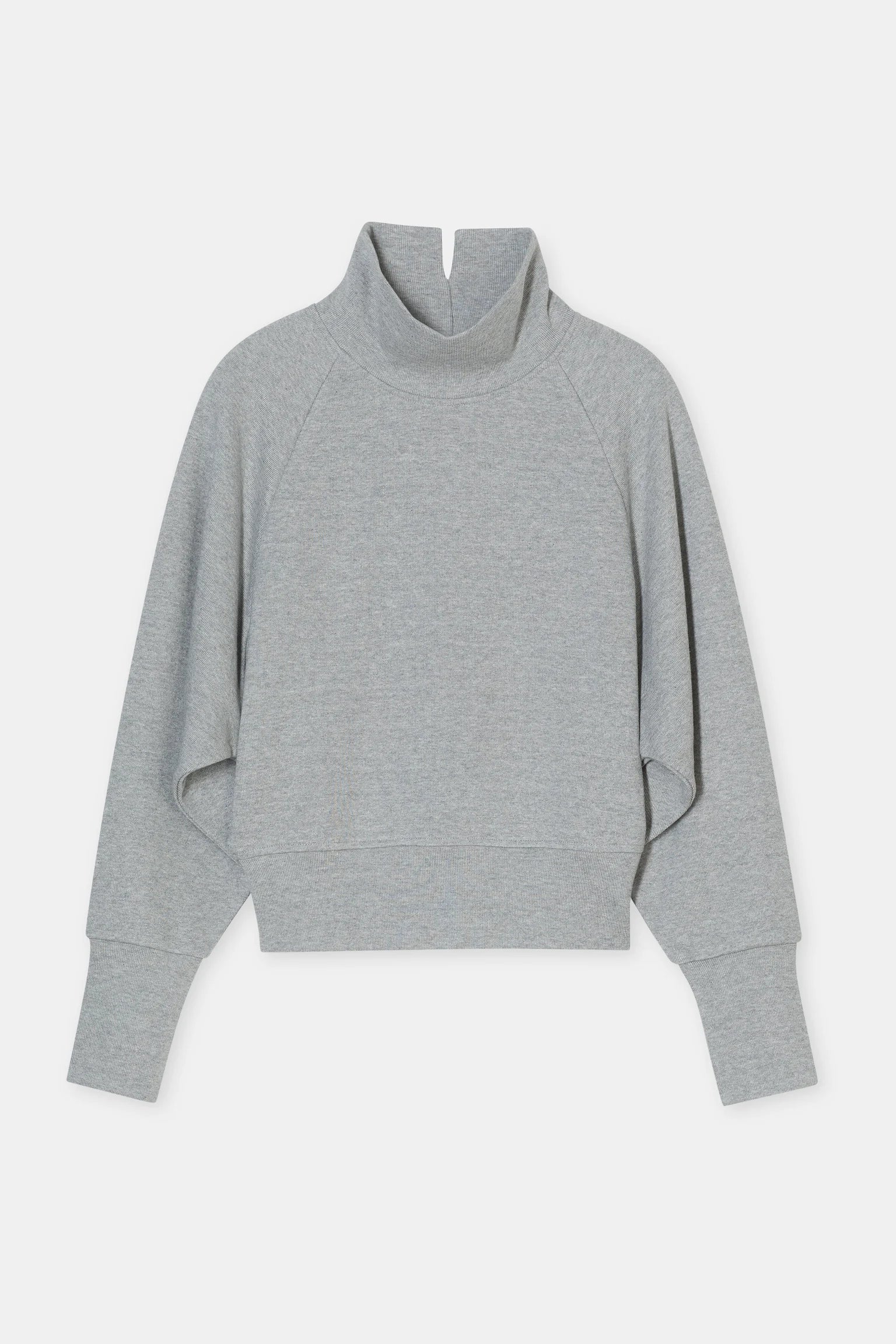 High-neck sweatshirt